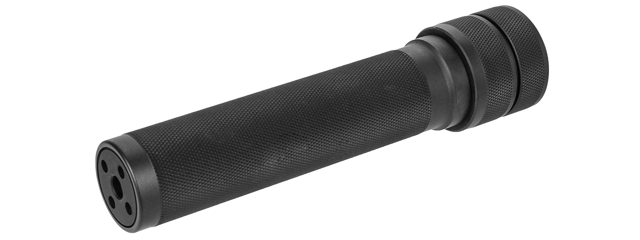 AMA AIRSOFT 14MM CCW AEG SILENCER - BLACK - Click Image to Close