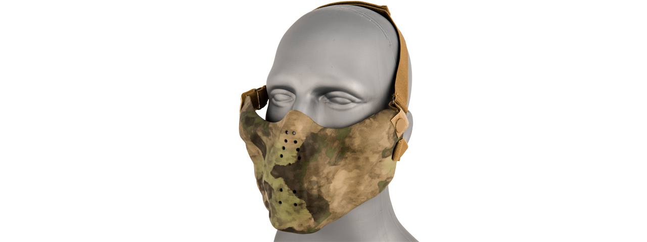 AC-587FG SKULL HALF-FACE MASK (ATFG) - Click Image to Close