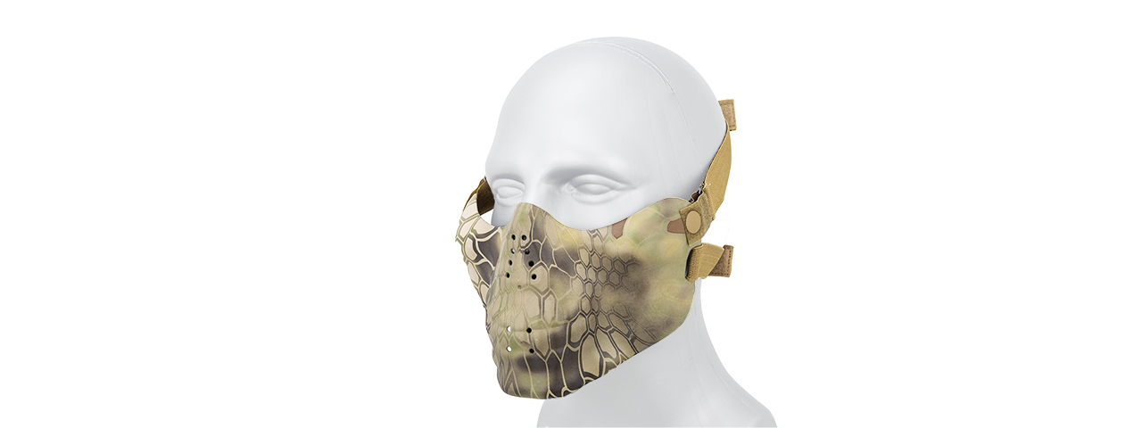 AC-587MA SKULL HALF-FACE MASK (MAD) - Click Image to Close