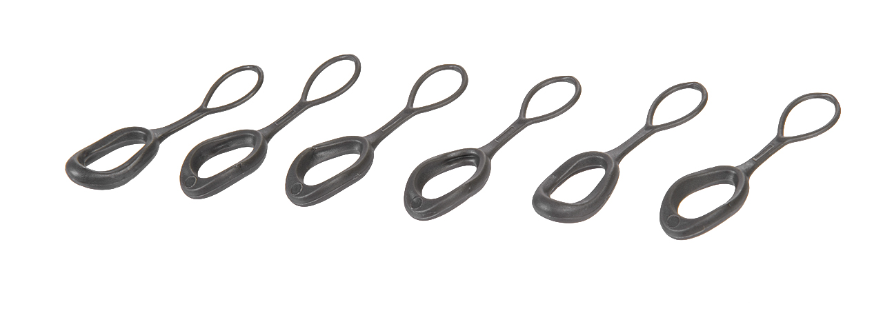 CA-1048F Zipper Pull Tabs - Set of 6 (Foliage Green) - Click Image to Close