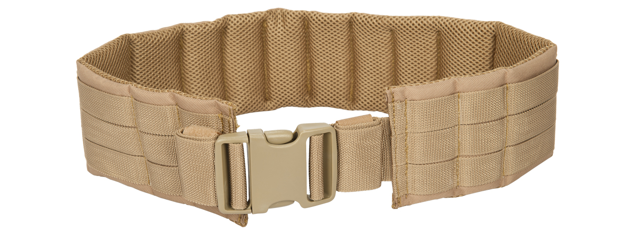 CA-1059T MOLLE BATTLE BELT (TAN) - Click Image to Close