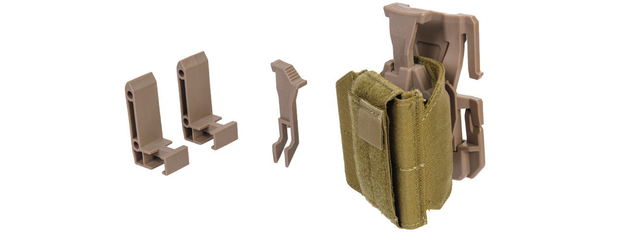 CA-1113T UNIVERSAL PISTOL HOLSTER FOR MOLLE (DE) - Click Image to Close