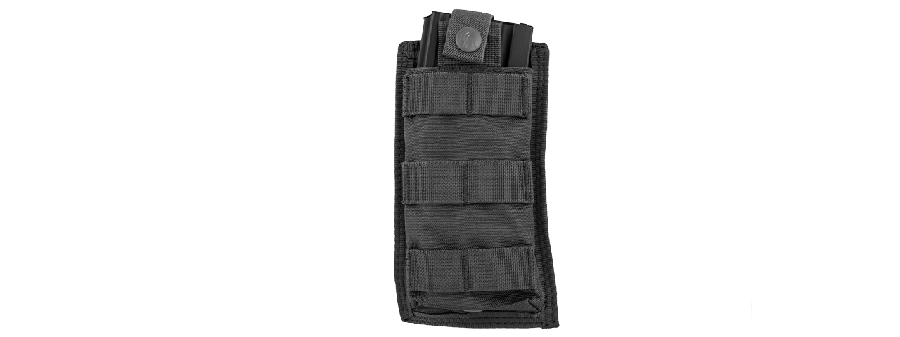 CA-1514BN SINGLE MOLLE POUCH (BK) - Click Image to Close