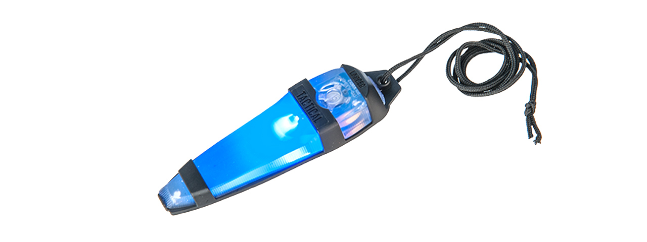 CA-1706BB ADHESIVE BLACK HELMET LIGHT INDICATOR (BLUE LIGHT) - Click Image to Close