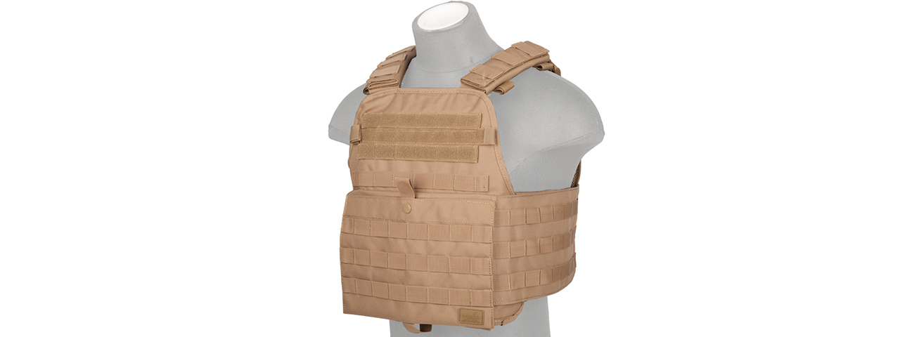 CA-2190T Modular Tactical Vest (Tan) - Click Image to Close