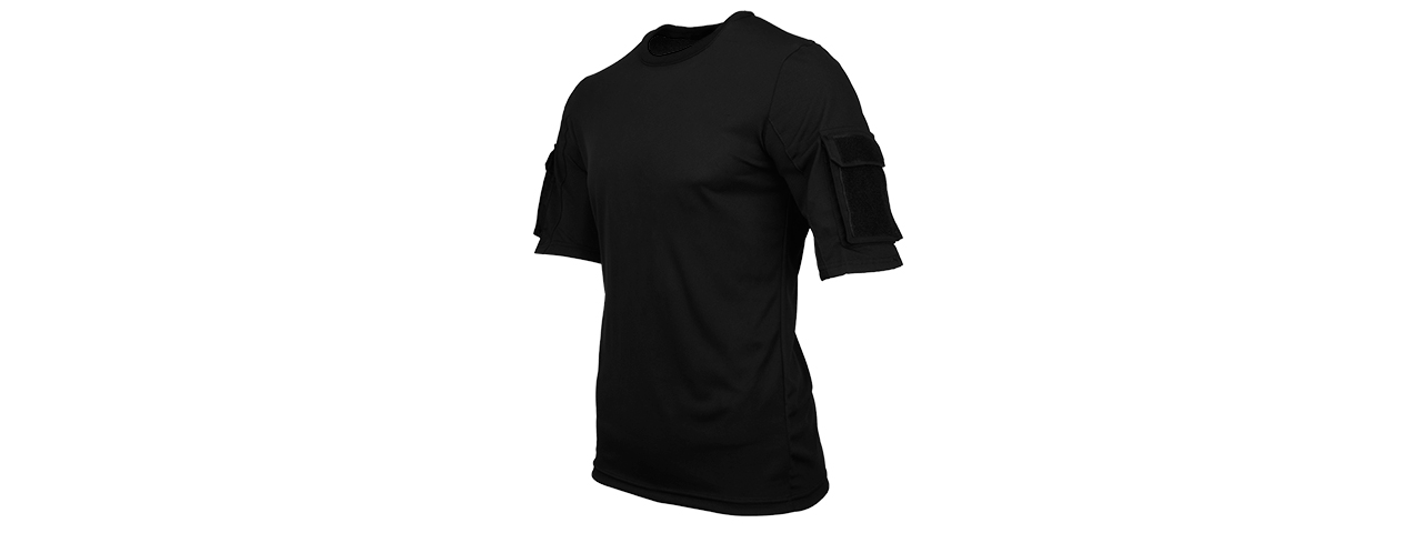 CA-2741B-M LANCER TACTICAL SPECIALIST ADHESION T-SHIRT - MEDIUM (BLACK) - Click Image to Close