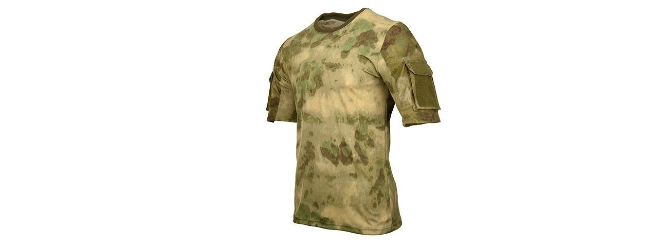 CA-2741F-XXL LANCER TACTICAL SPECIALIST ADHESION T-SHIRT - XXL (FOLIAGE) - Click Image to Close