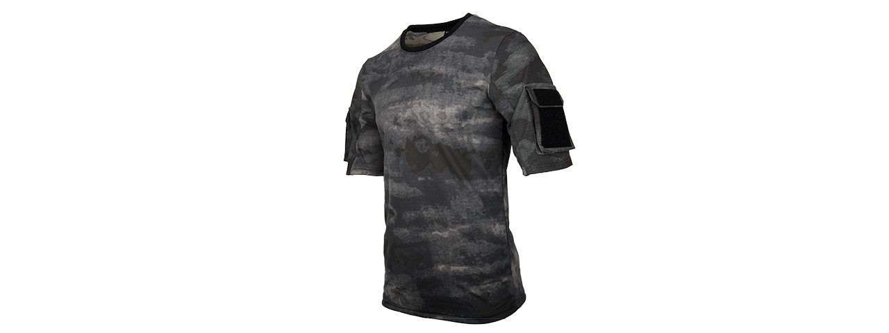 CA-2741LE-M LANCER TACTICAL SPECIALIST ADHESION T-SHIRT - MEDIUM (SMOKE GRAY) - Click Image to Close