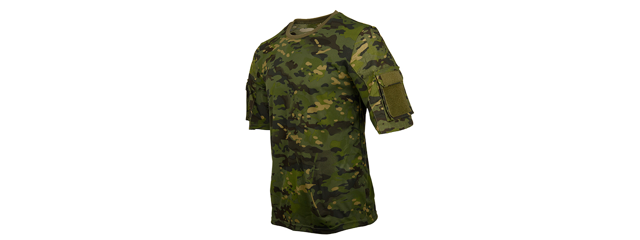 CA-2741MT-S LANCER TACTICAL SPECIALIST ADHESION T-SHIRT - SMALL (CAMO TROPIC) - Click Image to Close