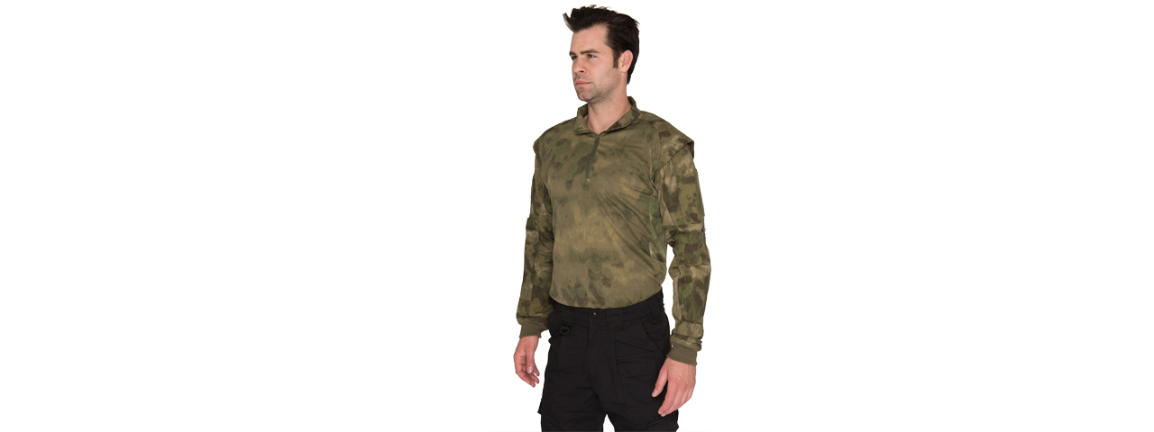 CA-2747F-L SHOULDER ARMOR JERSEY-LARGE (FOLIAGE GREEN) - Click Image to Close