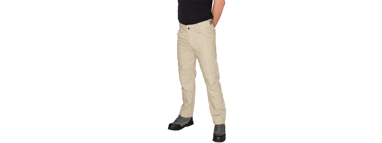 CA-2752T-S RIPSTOP OUTDOOR WORK PANTS (TAN), SM - Click Image to Close