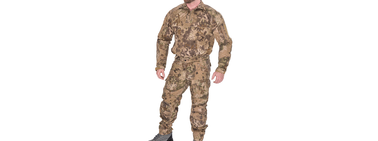 RUGGED COMBAT UNIFORM SET w/ SOFT SHELL PADDING (HLD), XS - Click Image to Close