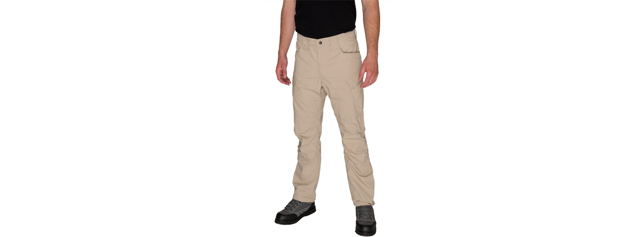 CA-2762K-M LANCER TACTICAL RESISTORS OUTDOOR RECREATIONAL PANTS MEDIUM (KHAKI) - Click Image to Close