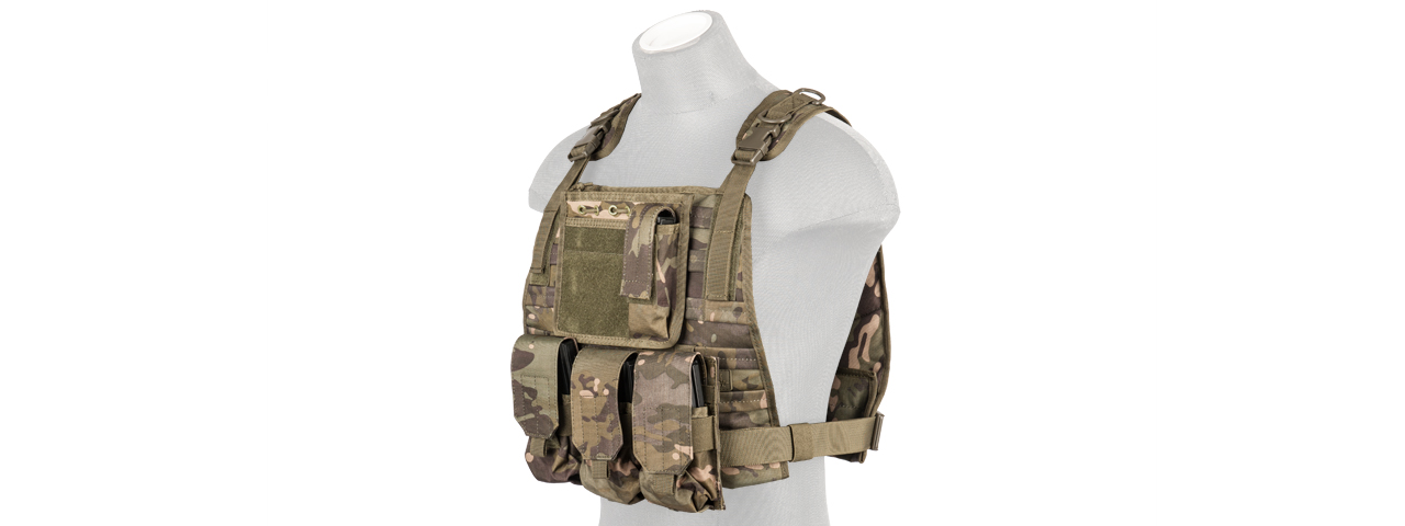 CA-301MT 1000D Molle Tactical Vest (Camo Tropic) - Click Image to Close