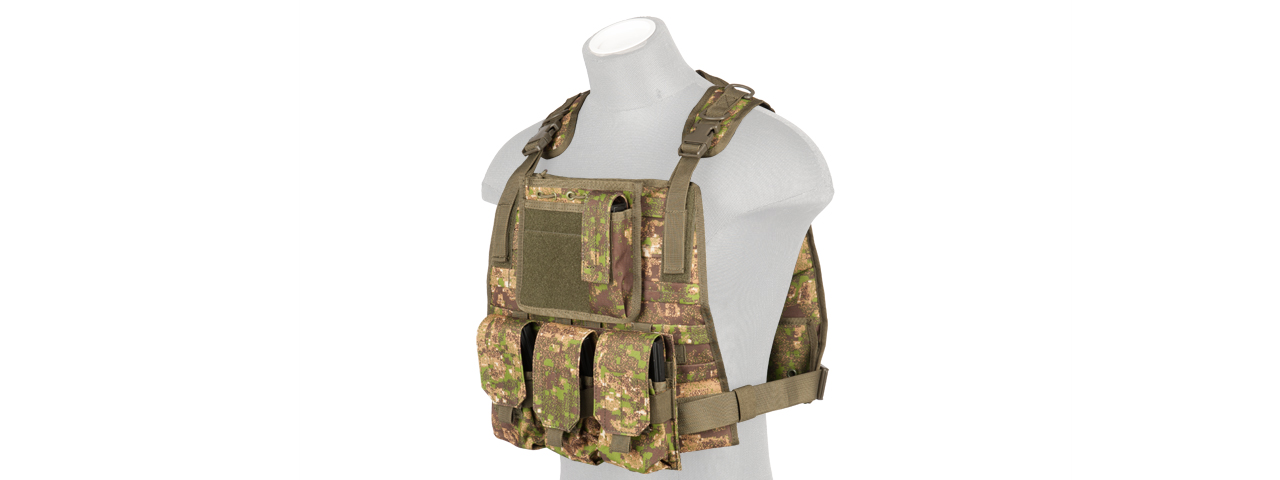 CA-301P Molle Tactical Vest (PC Green) - Click Image to Close
