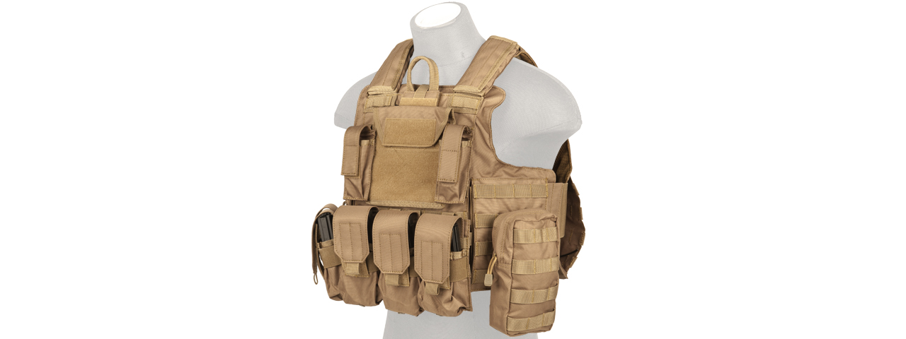 CA-303KN Strike Tactical Vest (Coyote Brown) - Click Image to Close