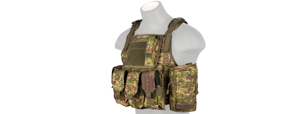 CA-305P Assault Tactical Vest (PC Green) - Click Image to Close