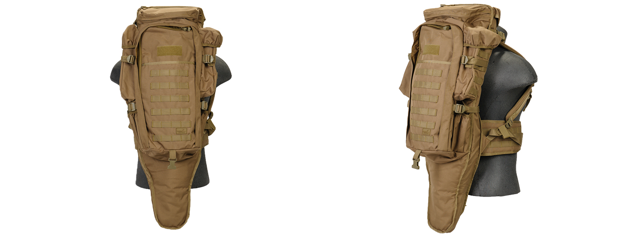 CA-356K RIFLE BACKPACK (KHAKI) - Click Image to Close