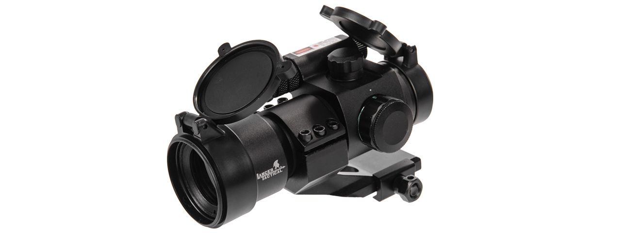 CA-445BA RED & GREEN DOT SCOPE W/ RED LASER SIGHT (BLACK) - Click Image to Close