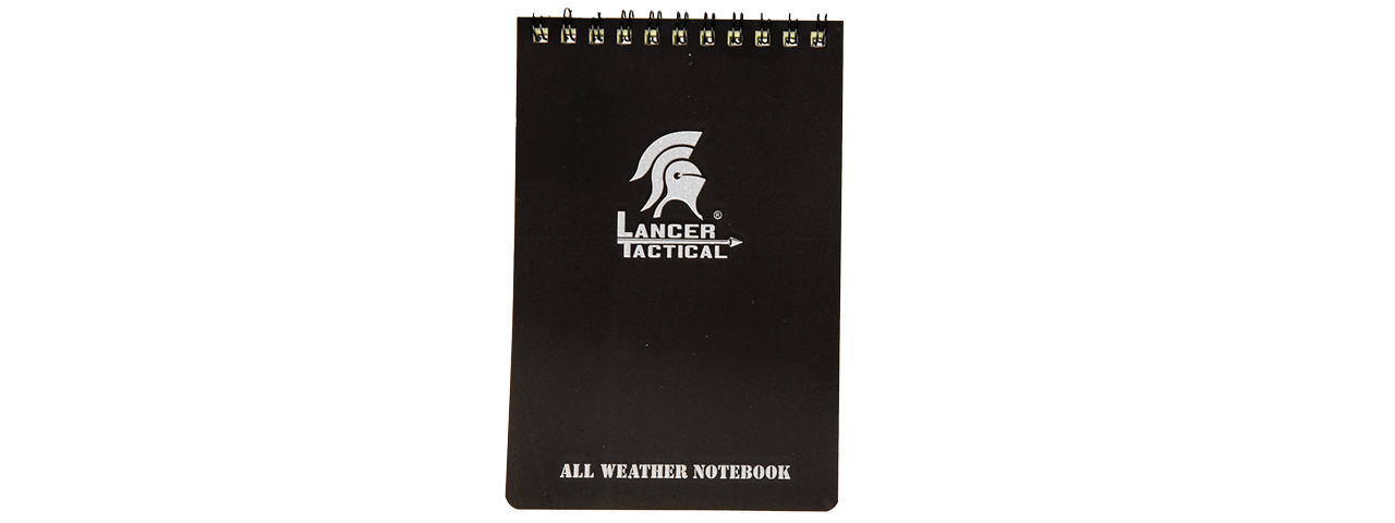 CA-5019 OUTDOOR MILITARY STYLE WEATHERPROOF 3X5 NOTEPAD (BLACK) - Click Image to Close