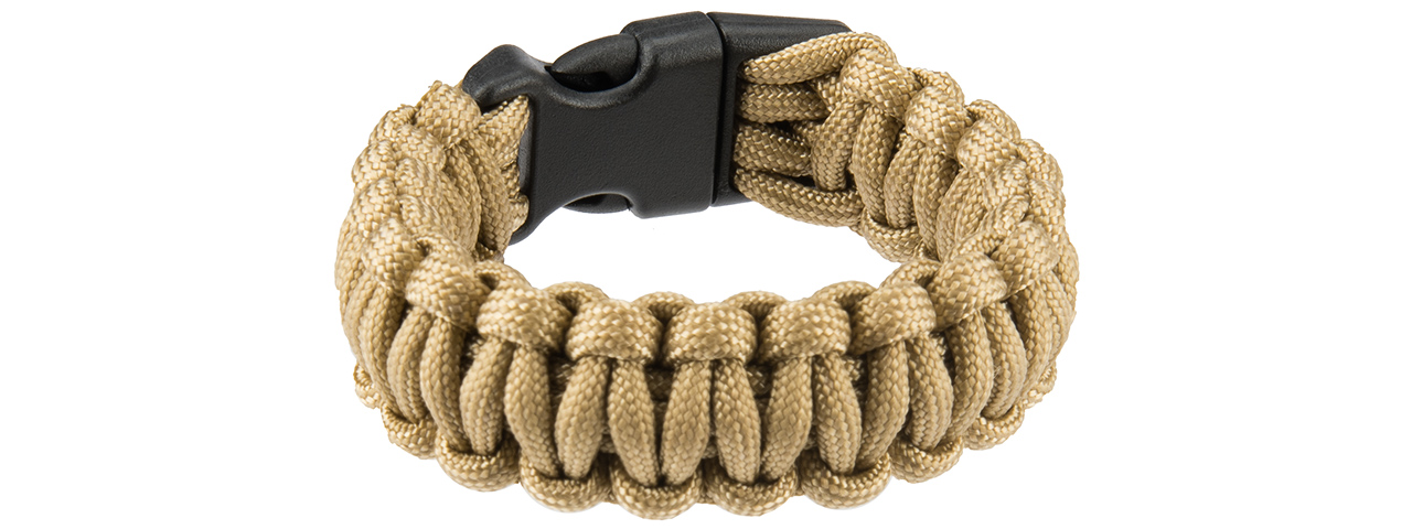 CA-5032 8" PARACORD BRACELET W/ LARGE BUCKLE (CB) - Click Image to Close