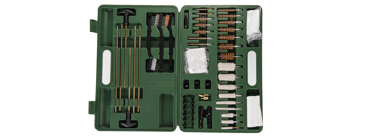 CA-5056 GUN CLEANING KIT, PLASTIC BOX - Click Image to Close