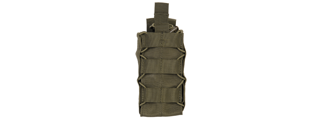 CA-881GN NYLON POUCH FOR RADIO/CANTEEN (OD) - Click Image to Close