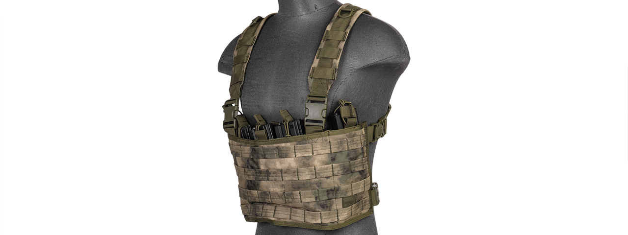 CA-882F LIGHTWEIGHT CHEST RIG W/ CONCEALED MAGAZINE POUCH (AT-FG) - Click Image to Close