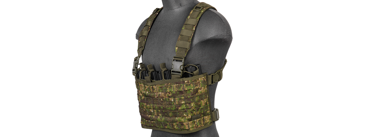 CA-882P LIGHTWEIGHT CHEST RIG W/ CONCEALED MAGAZINE POUCH (GZ) - Click Image to Close