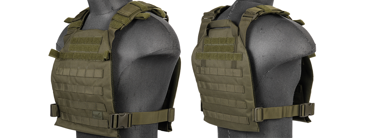 CA-883G Lightweight Tactical Vest (OD Green) - Click Image to Close