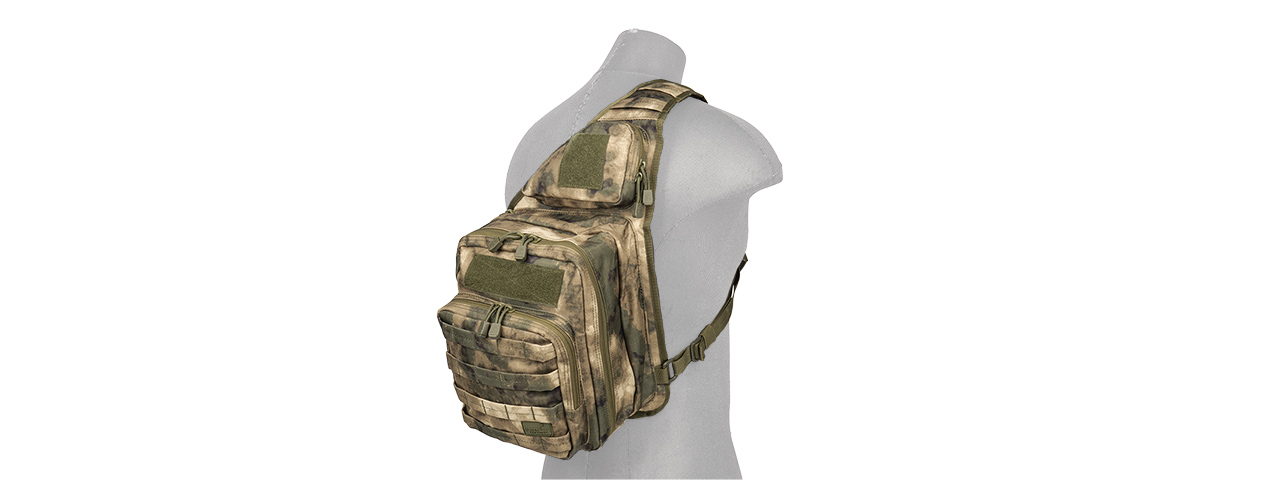 Lancer Tactical Airsoft Messenger Utility Shoulder Bag (Color: AT-FG) - Click Image to Close