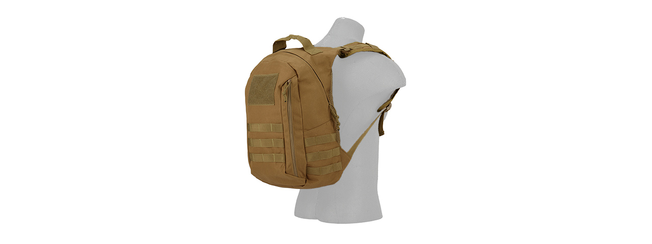 CA-L113CB MOLLE ADHESION SCOUT ARMS BACKPACK (COYOTE BROWN) - Click Image to Close