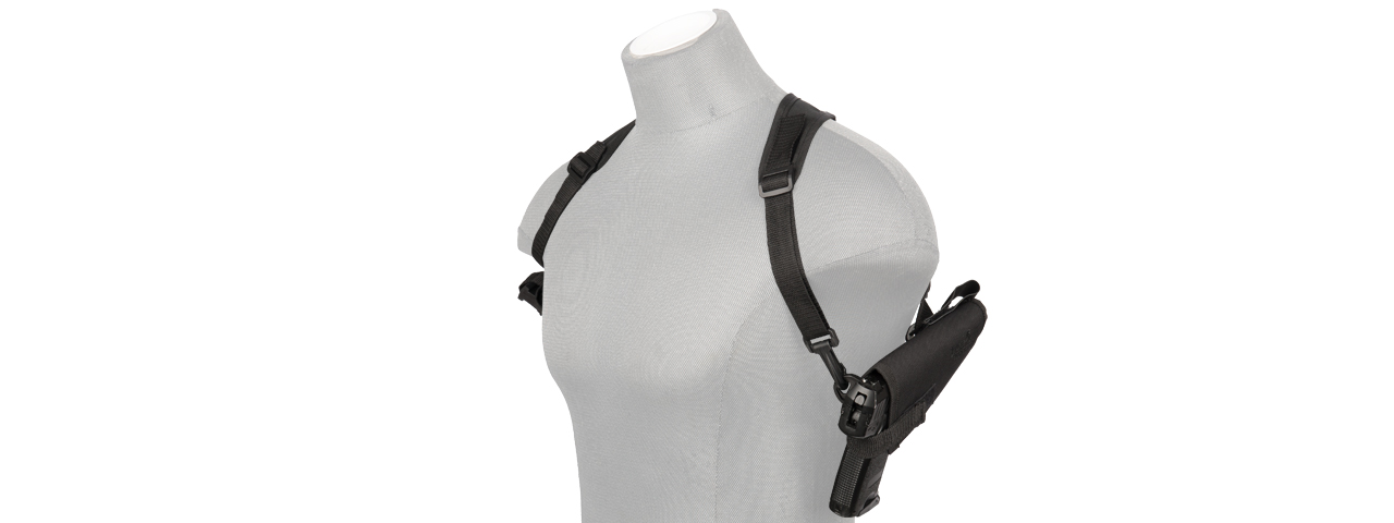 CA-L130 SINGLE PISTOL SHOULDER HOLSTER (BK) - Click Image to Close