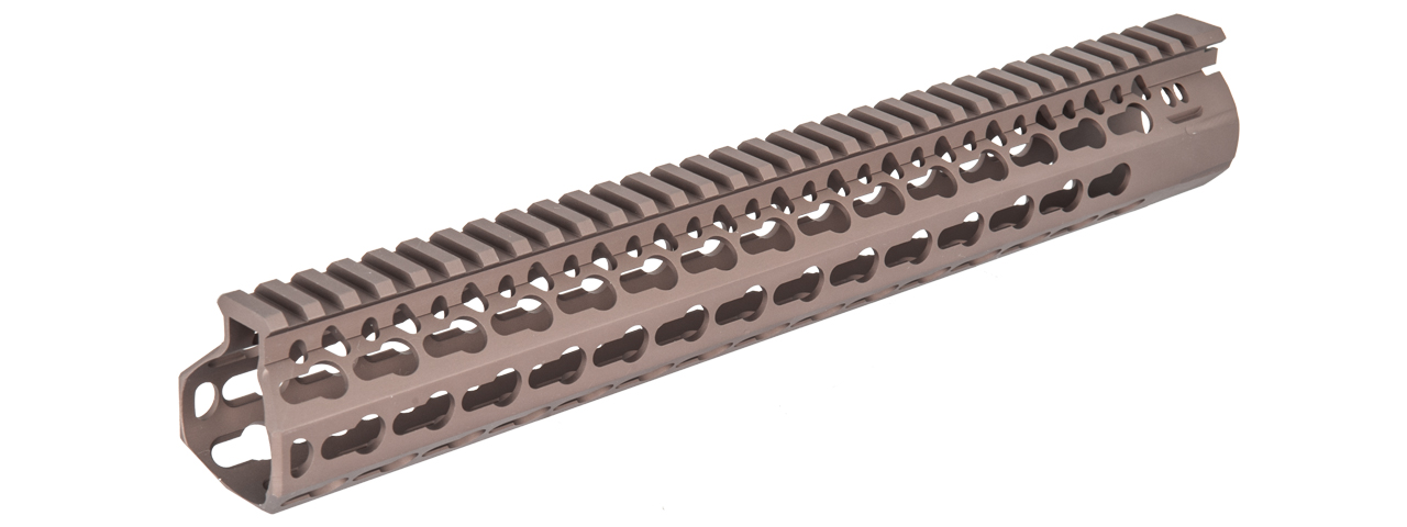 D-R26T 13" BR RAIL FOR TOKYO MARUI PROFILE (DARK EARTH) - Click Image to Close