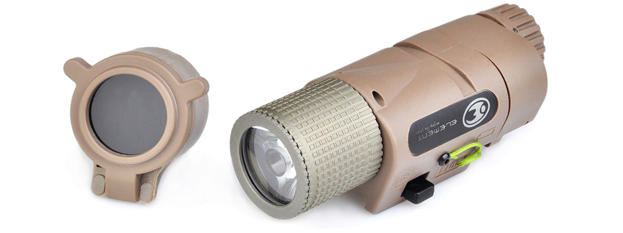 ELEMENT AIRSOFT AEG TACTICAL ILLUMINATOR LONG VERSION - TAN - Click Image to Close