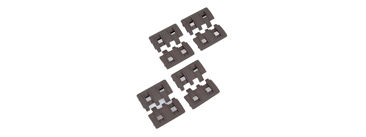 EX294T XTM RAIL PANEL 8 PIECE SET (DARK EARTH) - Click Image to Close