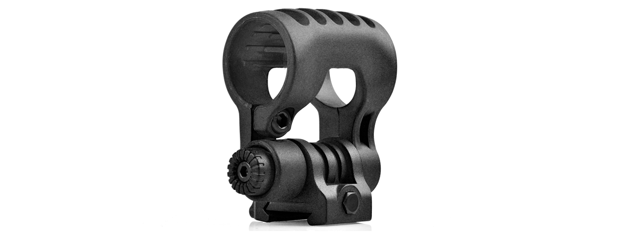 ELEMENT ADJUSTABLE 1" TACTICAL FLASHLIGHT MOUNT - BLACK - Click Image to Close