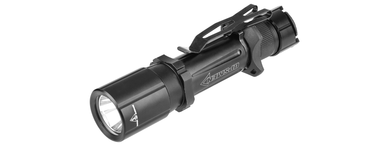 FAST501-BK TACTICAL 1000-LUMEN STROBE FLASHLIGHT (BLACK) - Click Image to Close