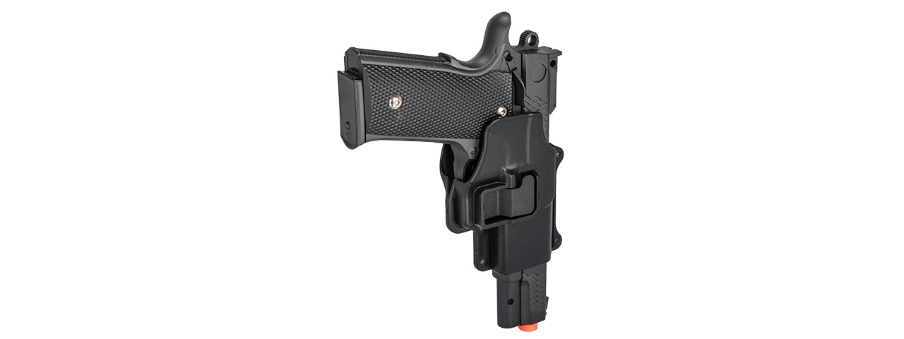 G20H Spring Pistol w/ Hard Shell Holster (Black) - Click Image to Close
