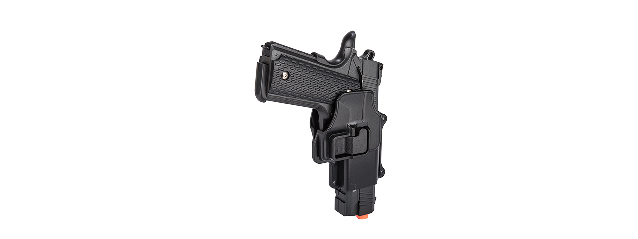 G25H Spring Pistol w/ Hard Shell Holster (Black) - Click Image to Close