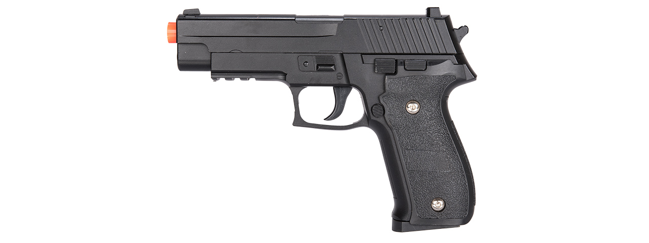 G26H SPRING PISTOL w/ HARD SHELL HOLSTER (BK) - Click Image to Close