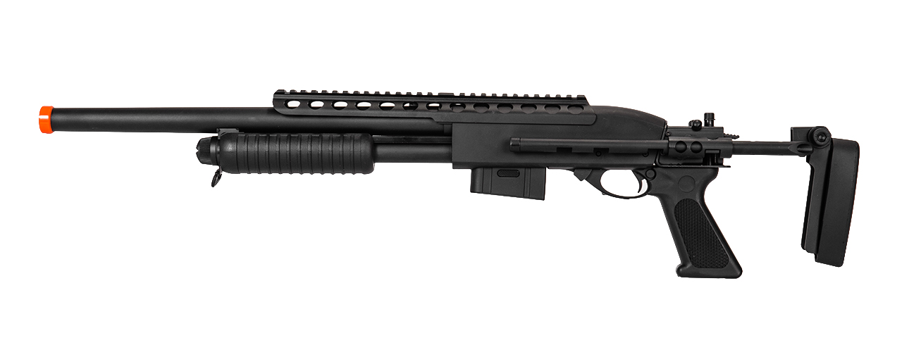 IU-7870 Atlas Custom Works M870 Tactical Shotgun (Black) - Click Image to Close