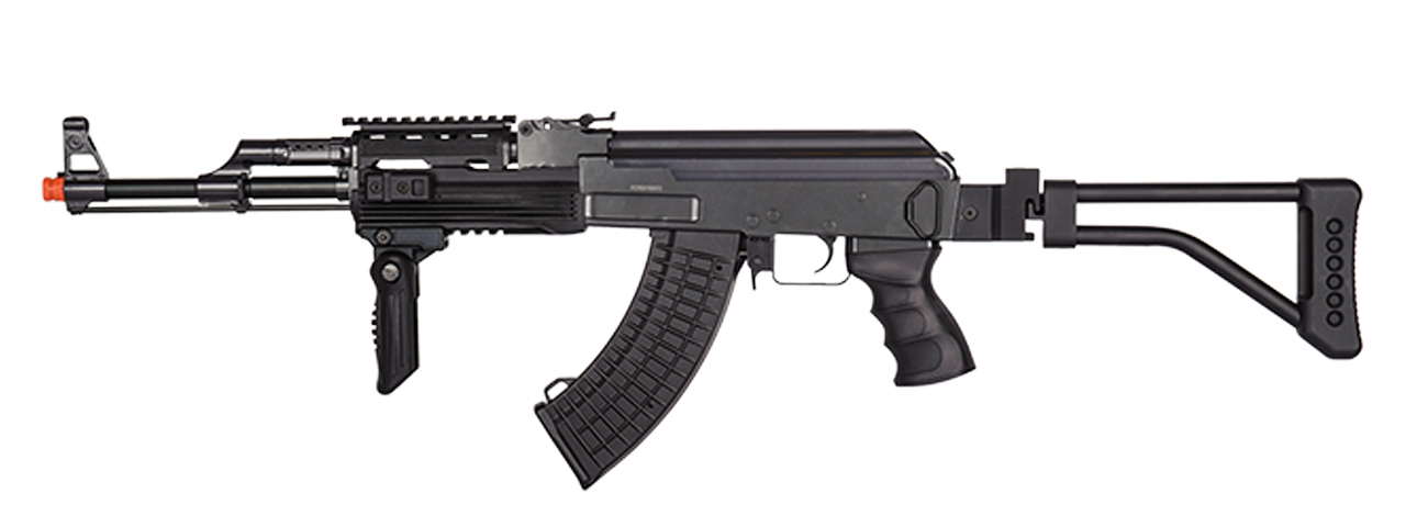 JG0515MG TACTICAL VERSION JING GONG AK47 AEG AIRSOFT RIFLE (BLACK) - Click Image to Close