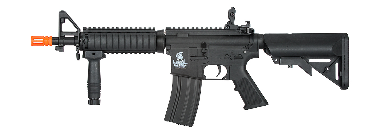 Lancer Tactical Gen 2 MK 18 MOD 0 CQB Field Airsoft AEG Rifle (Color: Black) - Click Image to Close