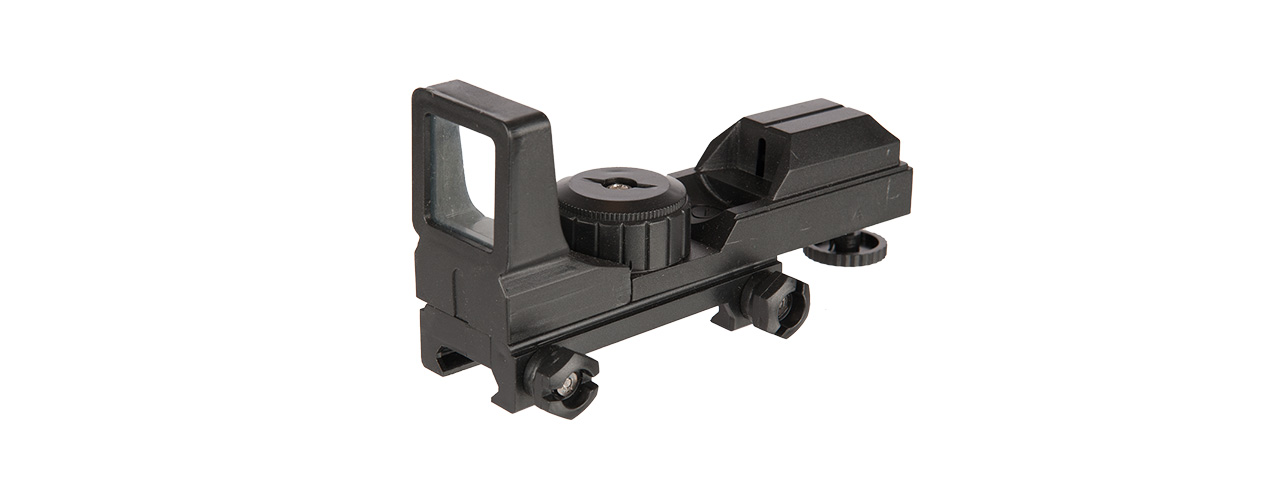 UK ARMS AIRSOFT TACTICAL DUMMY RED DOT SIGHT - BLACK - Click Image to Close