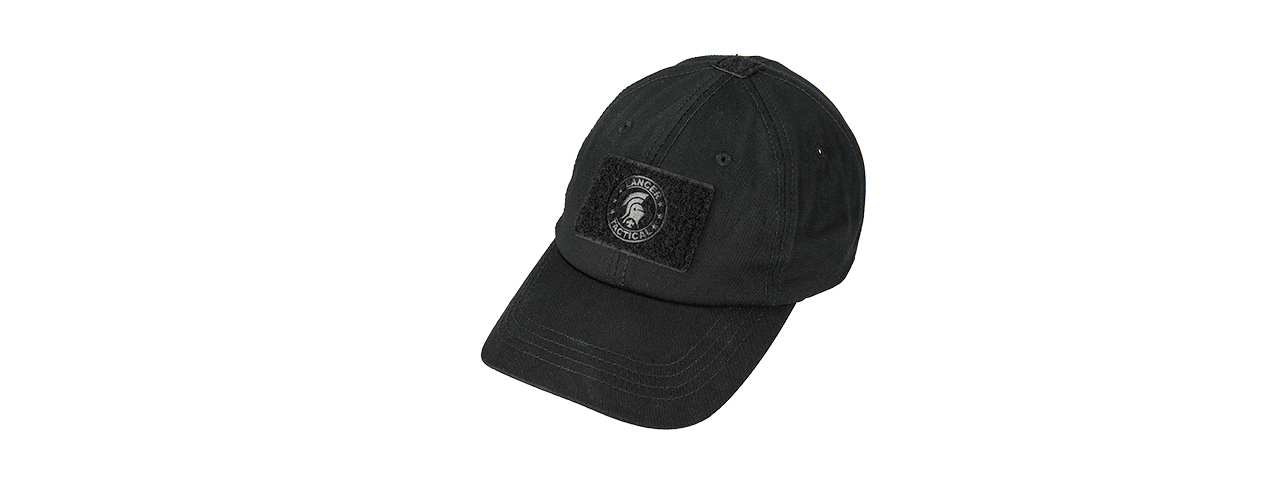 M2618B SCOUT ADHESION MORALE CAP W/ STRAPBACK (BLACK) - Click Image to Close