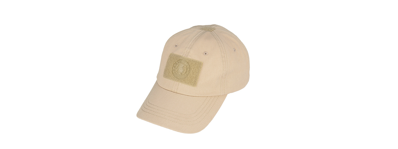 M2618T SCOUT ADHESION MORALE CAP W/ STRAPBACK (TAN) - Click Image to Close