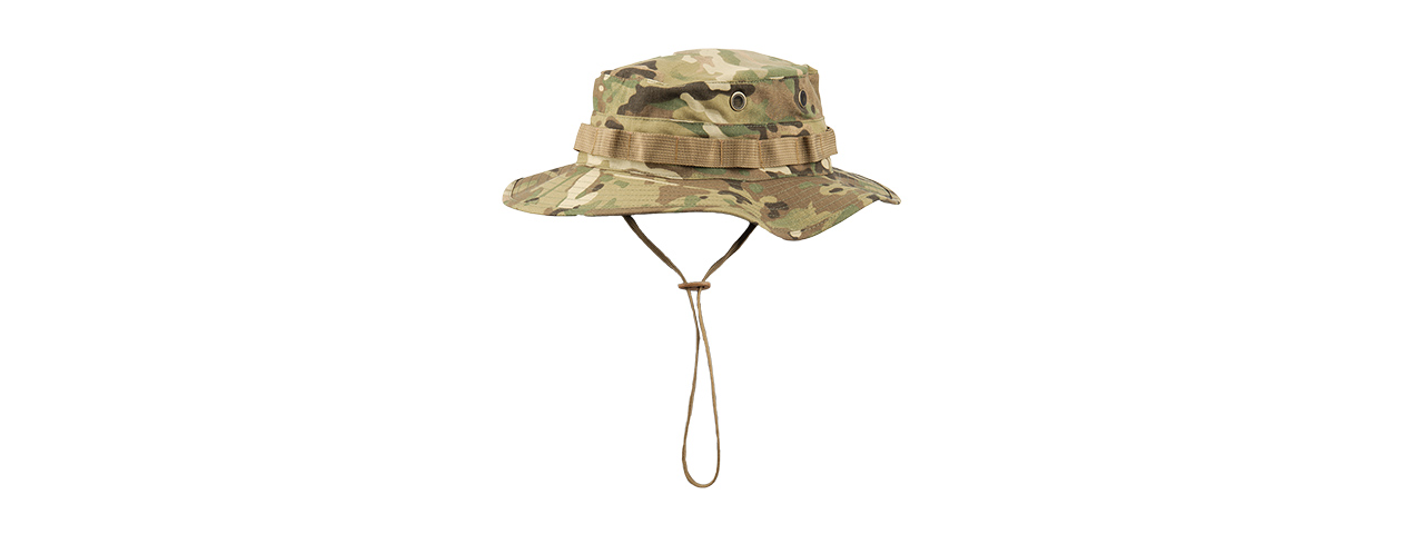 M2619C COTTON HYBRID TACTICAL VENTILATED BOONIE HAT (CAMO) - Click Image to Close