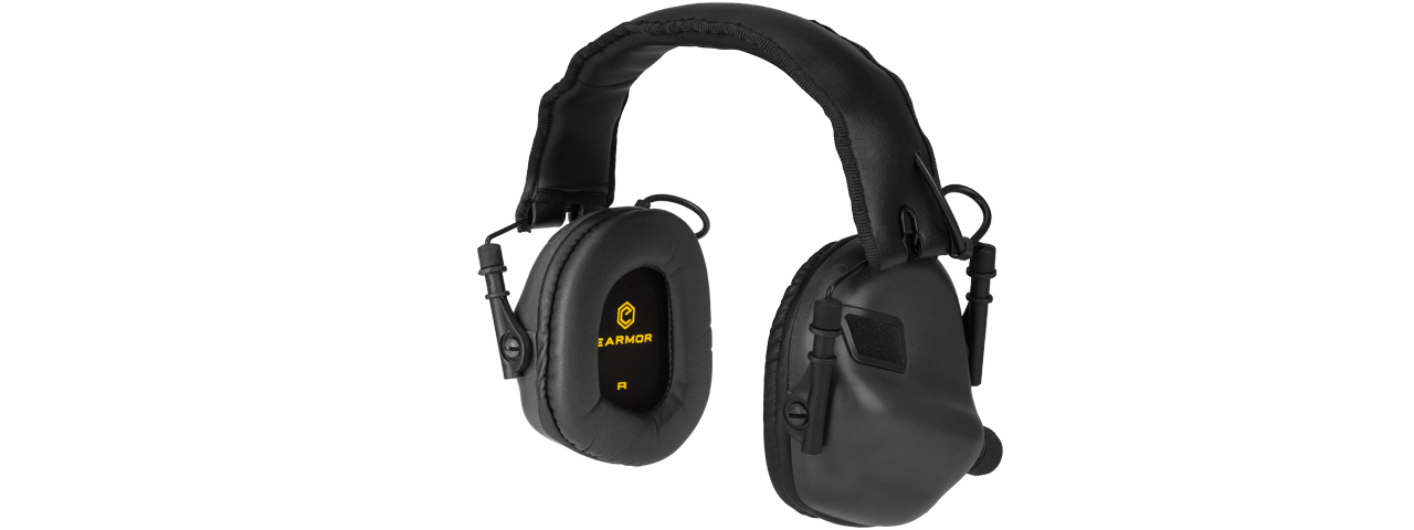 M31-BK HEARING PROTECTION HEADSET W/ AUX INPUT (BLACK) - Click Image to Close