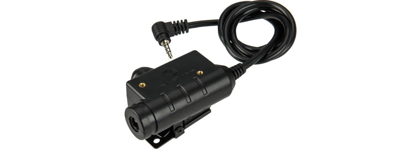 M51-YA EARMOR PTT - YAESU PIN VERSION (BLACK) - Click Image to Close